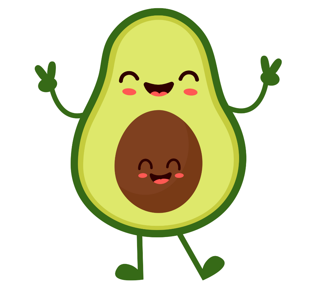 Aguacate Cool - Sticker - 3"
