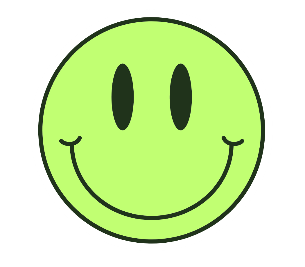 Happy Face - Sticker - 3"
