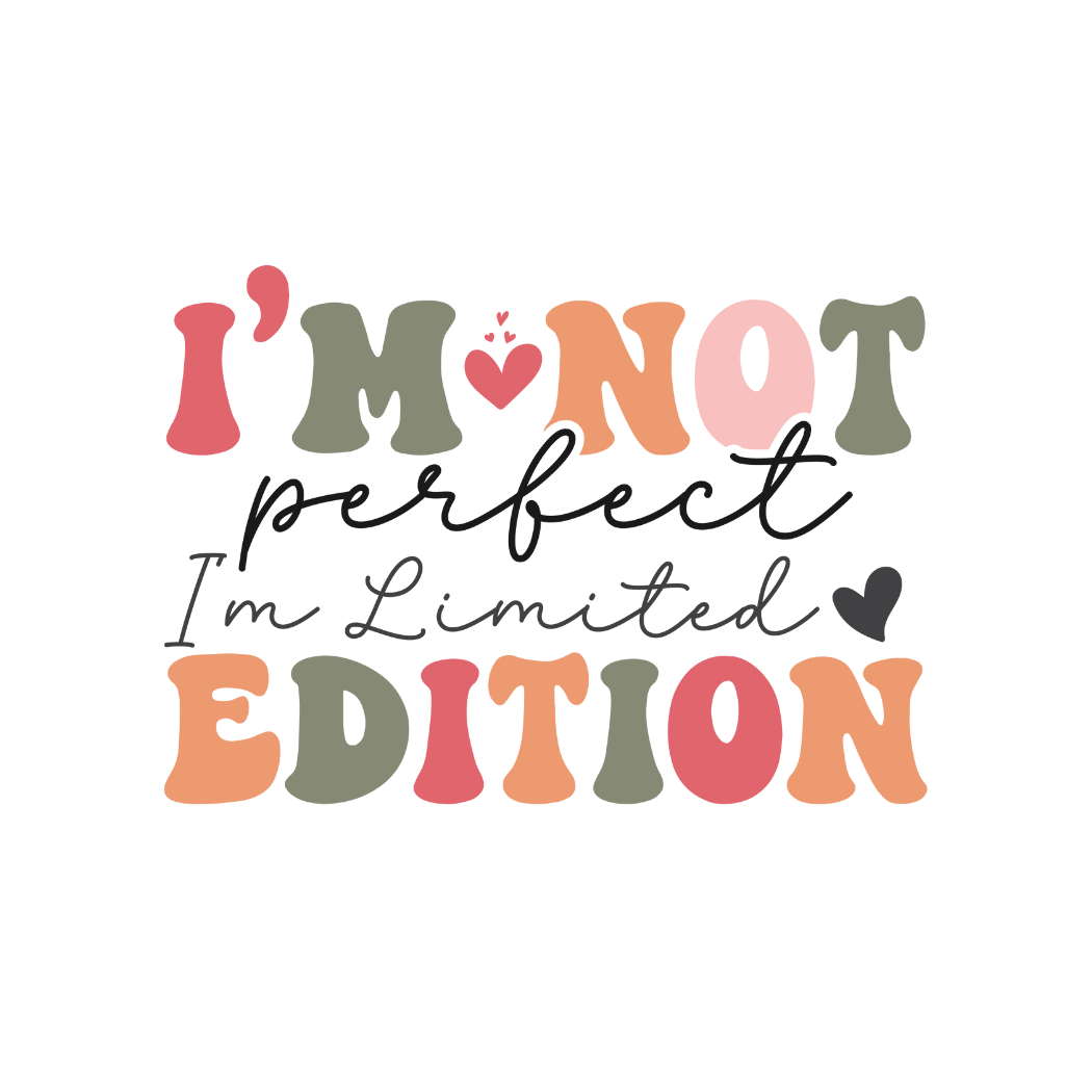 I'm not perfect - Sticker - 3"