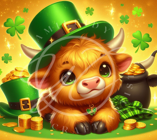 St. Patrick - Highland Cow