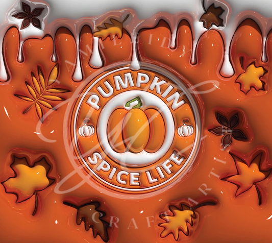 3D Pumpkin Spice Life