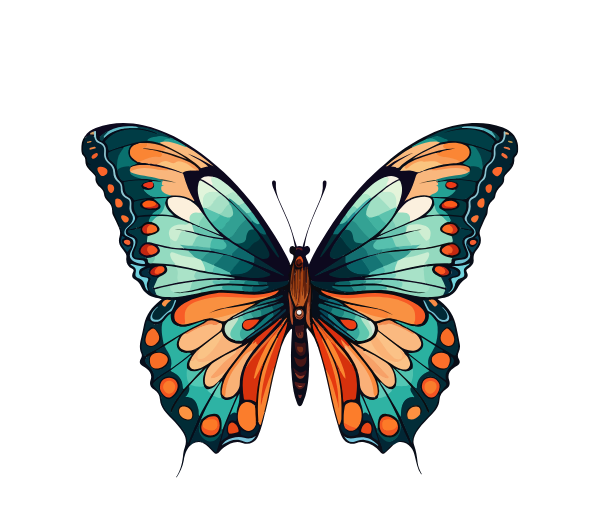 Mariposa - Mini Sticker - 1.5"